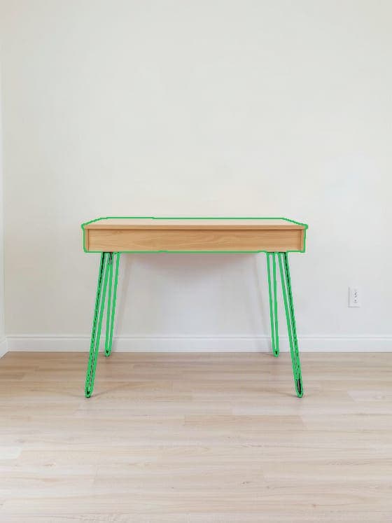 Bureau dans l’inventaire de démonstration Cubalo